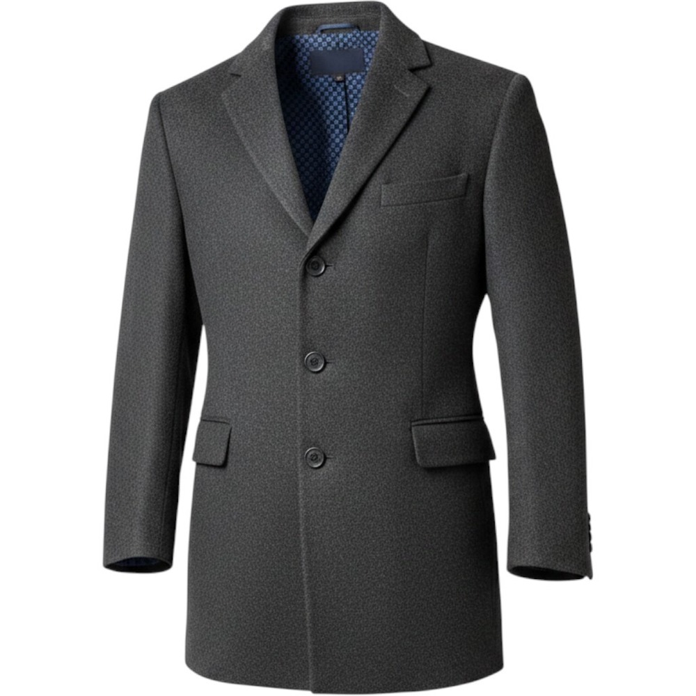 Michael Kors Mens 46L Blazer 100% Camel Hair Charcoal Grey Sport Coat 2 Button